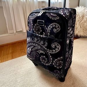 Small Vera Bradley rolling suitcase